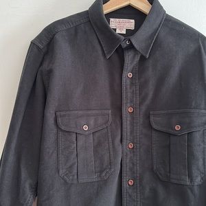 Filson Black Button Down